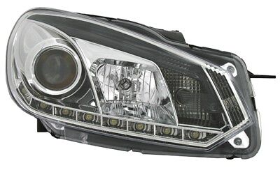Fari TFL per Golf 6 Cromati