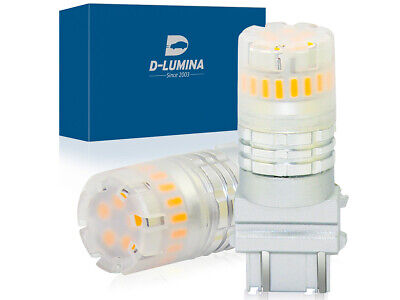Lampada Led T25 3157 3156 Canbus Arancione Ambra 12V No Polarita IP67