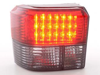 Coppia Fari Fanali Posteriori Tuning LED Bus T4 (70...) 90-02 rosso/nero