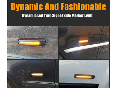 Kit Freccia gemme Laterale a Led Side Marker Dinamica Lente Fumè E46 1998 > 2001