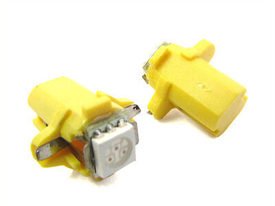 Lampada Led T5 B8.3D B83D Colore Giallo Yellow Luci Cruscotto e Strumentazione