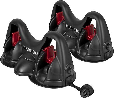 MENABO HIMALAYA Portasci magnetico per auto dal design aerodinamico 2 paia di