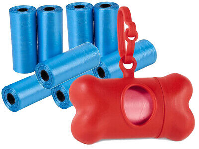 Dispenser Colorati a Forma di Osso Porta Sacchetti per Cani Con 15 Inclusi