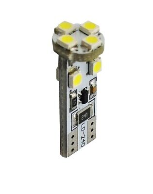 LOTTO DI 10 PEZZI Diodo LED L312 W5W 8xSMD3528 CANBUS bianco