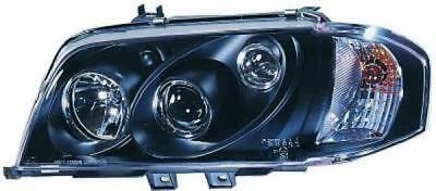 Coppia fari fanali anteriori TUNING Classe C W202 93-00 neri lenticolar