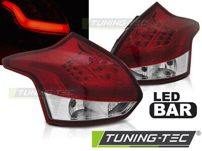 FOCUS 3 11-10.14 HATCHBACK RED WHITE LED BAR