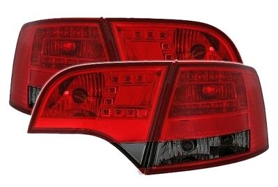 Coppia Set Fari Fanali Posteriori Tuning LED A4 B7 11/04-3/07 AVANT Fume'