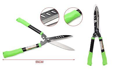Cesoia per Siepi 55cm Tagliasiepi Manuale Leggera e Potente Forbice da Potatura