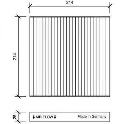 Filtro abitacolo antipolline Fortwo Coupe
