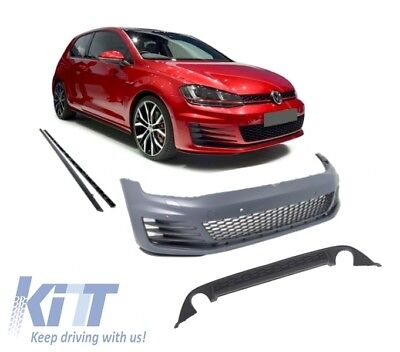 Kit completo corpo Golf 7 VII 2013+ GTI design con scarico completo