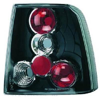 Coppia fari fanali posteriori TUNING PASSAT 3B 96-00 neri berlina