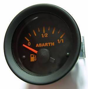Manometro Strumento 52mm ROAD ITALIA ABARTH Livello Carburante Benzina Indicator