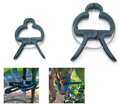 20 Pezzi Clips per Piante Sostegno Rampicanti Pinze a Morsetti Giardino 42mm +