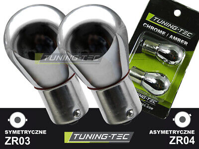 ASYMMETRIC CHROME TURN INDICATOR LAMPS