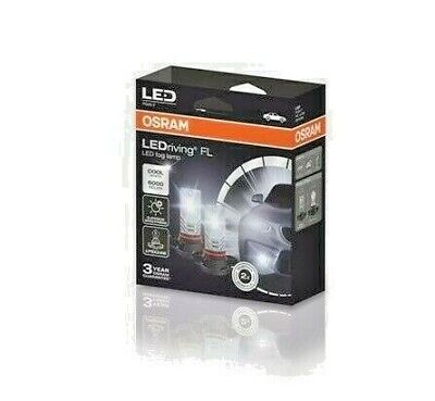 Coppia lampade Lampadine Led Osram LEDriving FL ≠ PSX24W PG20-7 12V 8.2W 2604CW