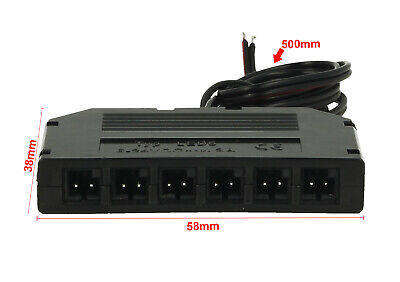 Box Hub Splitter Ciabatte Duplicatore Sdoppiatore 6 Uscite Femmine Per Mobili M