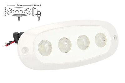 Fanale Luci Diurne A Led Work Light Faro Da Lavoro 12V 24V 12W (4X3W) IP67 Carc