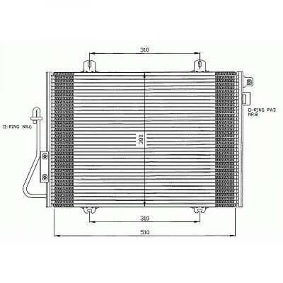 Condensatore clima CLIO II 98-99 tutti i modelli