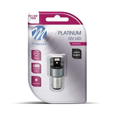 Blister M-TECH Platinum Limited Black LB843R-01B - P21/5W, 12-24V 1x Dioda LED