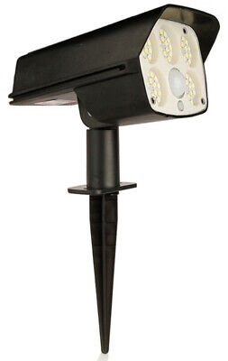 Lampada Led Solare da Terra Con Sensore di Movimento Picchetto 800mAh 6500K 86