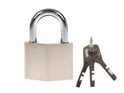 Lucchetto Acciaio Inossidabile 50mm Con 3 Chiavi <ul><li>Lucchetto In