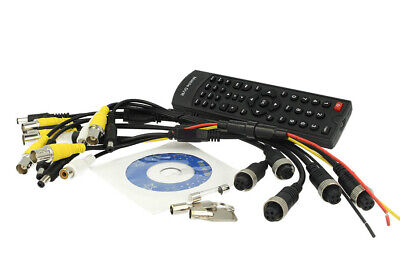 Mobile DVR 4 Canali Videoregistratore 12V 24V Per Auto Camion Camper Scatola