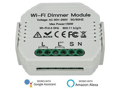 Led Triac Dimmer Taglio Di Fase Con Pulsante Memoria 220V 150W Wifi Modul