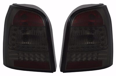 Coppia Fari Fanali Tuning LED Luci Posteriori A4 B5 Avant Fume'