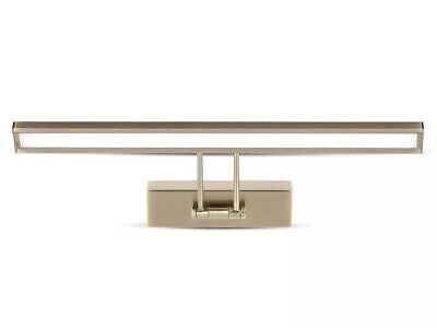 Applique Lampada Led Da Parete Moderna 8W Golden Lunghezza 455mm 4000K Con