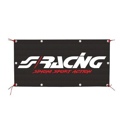 Banner PVC con occhielli 150X60 cm logo SR in nero