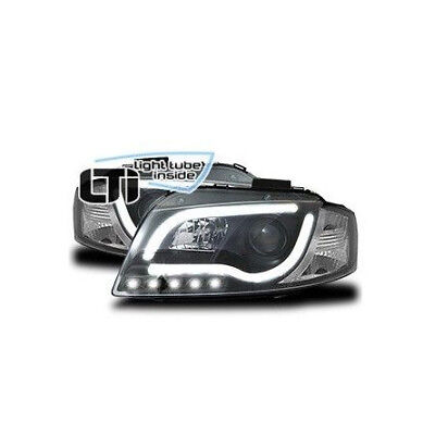 Coppia Fari Fanali Anteriori Tuning Dayline TUBELIGHT A3 8P 8PA 03-08 Alogeni