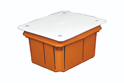 Cassetta Di Derivazione Da Incasso Muro IP40 Con Coperchio e Viti 119X96X70mm
