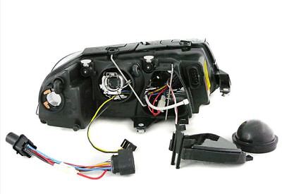 Coppia Fari Fanali Anter Tuning PASSAT 3BG B5 FL 09.00-03.05 ANGEL EYES Nero