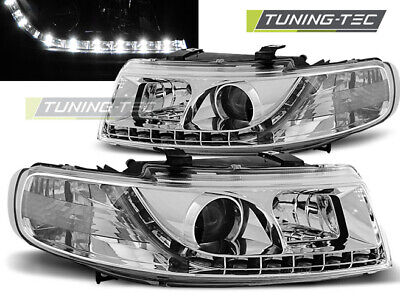 HEADLIGHTS DAYLIGHT CHROME fits LEON / TOLEDO 04.99-08.04