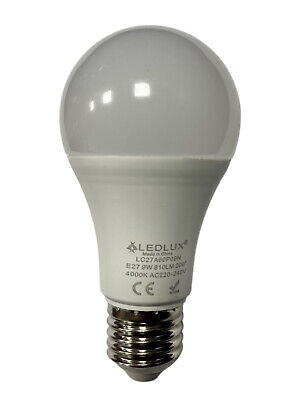 Lampada A Led E27 Con Sensore Crepuscolare 9W 810 Lumen A60 4200K Day Night