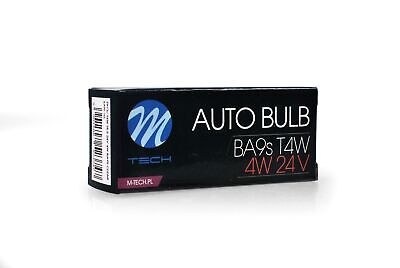 LOTTO DI 10 PEZZI Lampada M-TECH T4W BA9s 4W 24V