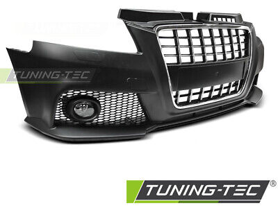 FRONT BUMPER SPORT CHROME BLACK fits A3 08-12