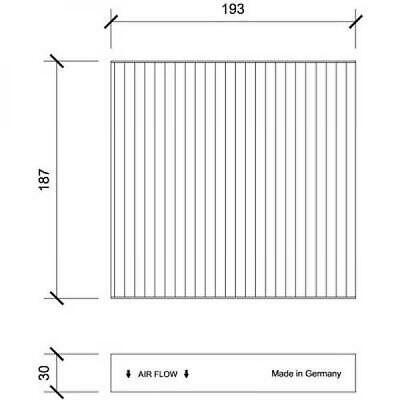 Filtro abitacolo antipolline PANDA/500c
