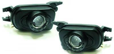 Coppia fendinebbia TUNING Classe C W203 00- nero proiettore lenticolare