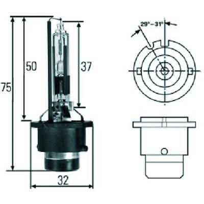 Lampada XENON D2R, universale