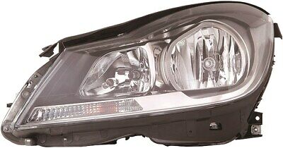 Faro anteriore dx ClasseC W204 11-14 antracite H7/H7 MARELLI motor reg