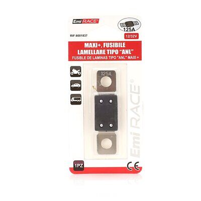 Fusibile Piatto Mega Grande Tipo ANL 68,7X16,3X9mm 12V 24V 125A