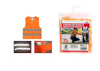 Gilet Catarifrangente Arancione Taglia M <ul><li>Gilet ad alta visibilità