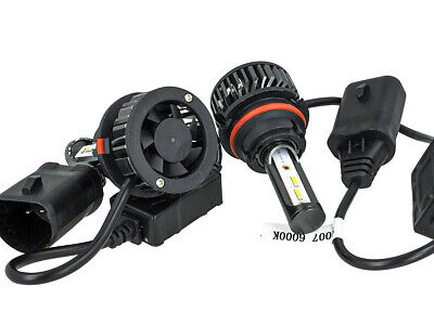 Kit Full Led Cob HB5 9007 HB1 9004 26W Reale 12V Con Ventola Raffreddamento