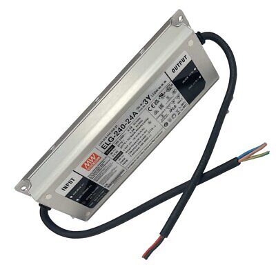 MeanWell ELG-240-24A-3Y Alimentatore IP67 200W 24V 10A Input 220V e 110V