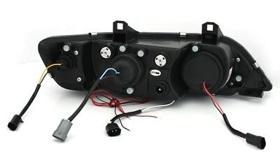 Coppia kit set Fari Fanali tuning Angel Eyes Fari Z3 1996-2002 Neri H1/H1