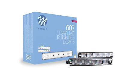 Coppia Faretti Fari drl universali con centraline Luci di marcia diurna LD507se