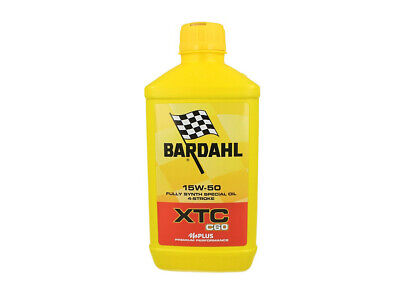 BARDAHL Moto XTC C60 15W50 Lubrificanti Olio Motore 4 Tempi 1 LT <p