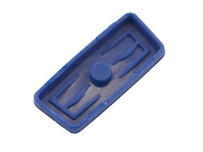 Gommino 1 Tasto Blu Ricambio Telecomando Guscio Chiave Multipla Punt