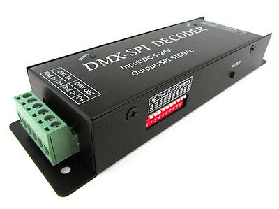 Convertitore DMX SPI Decoder Converter IC WS2811 WS2801 LPD6803 TM1803 TM1809 TM